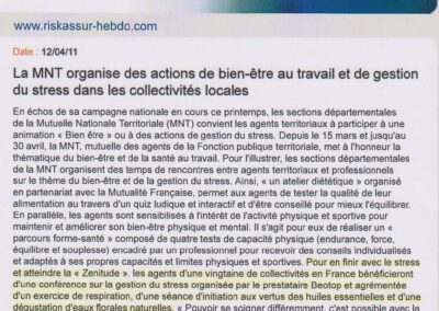 Presse beOtop RiskAssur avril 2011